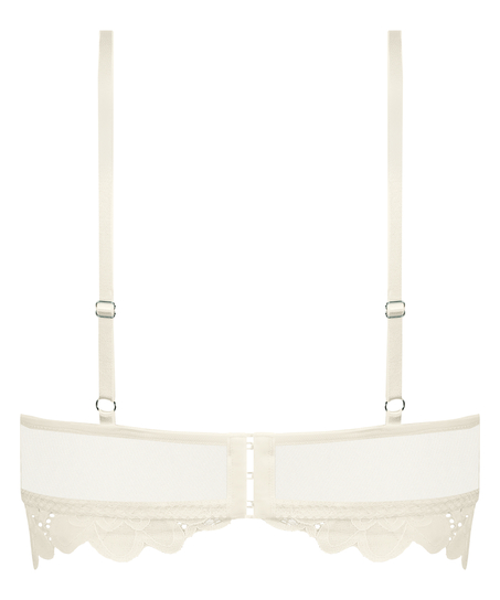 Soutien-gorge préformé sans armatures longline Shiloh, Blanc