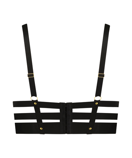 Soutien-gorge à armatures non-préformé longline Occult, Noir