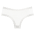 Slip brésilien V-shape mesh, Blanc