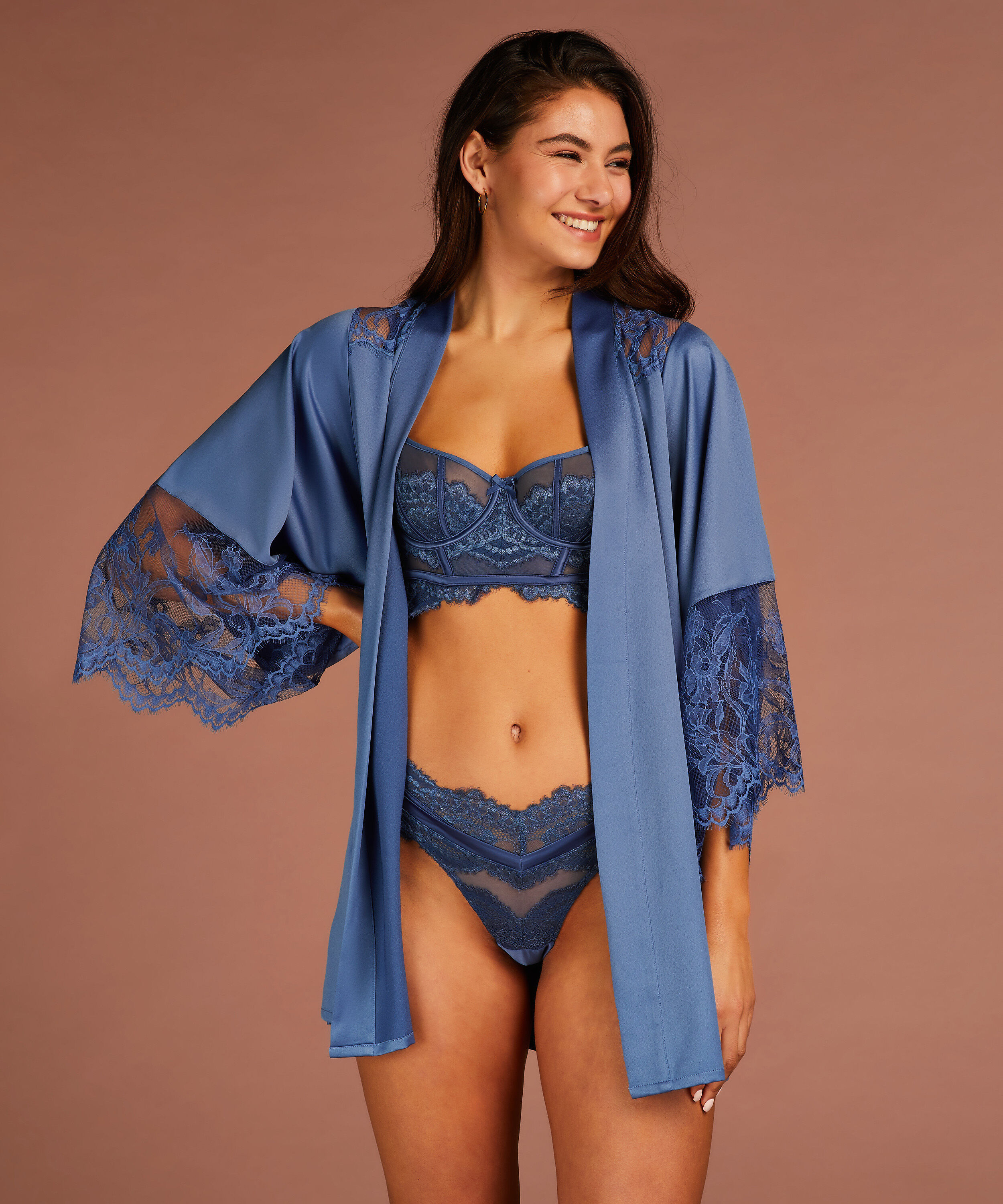 Kimono Sophia, Blau