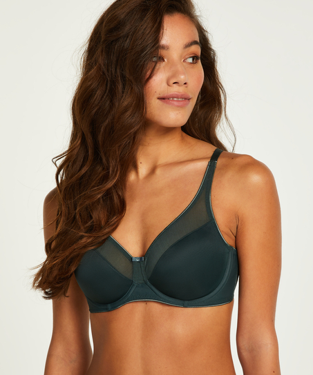 Soutien-gorge &agrave; armatures non-pr&eacute;form&eacute; minimiseur Nina, Vert