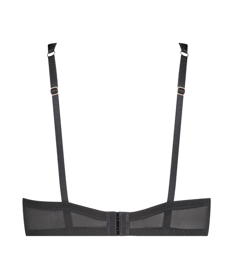 Half Vorgeformter Cup Bügel-BH Malika, Schwarz