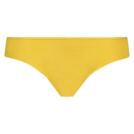 String Invisible Lace back, Jaune