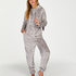 Onesie Flanelle Polaire, Gris