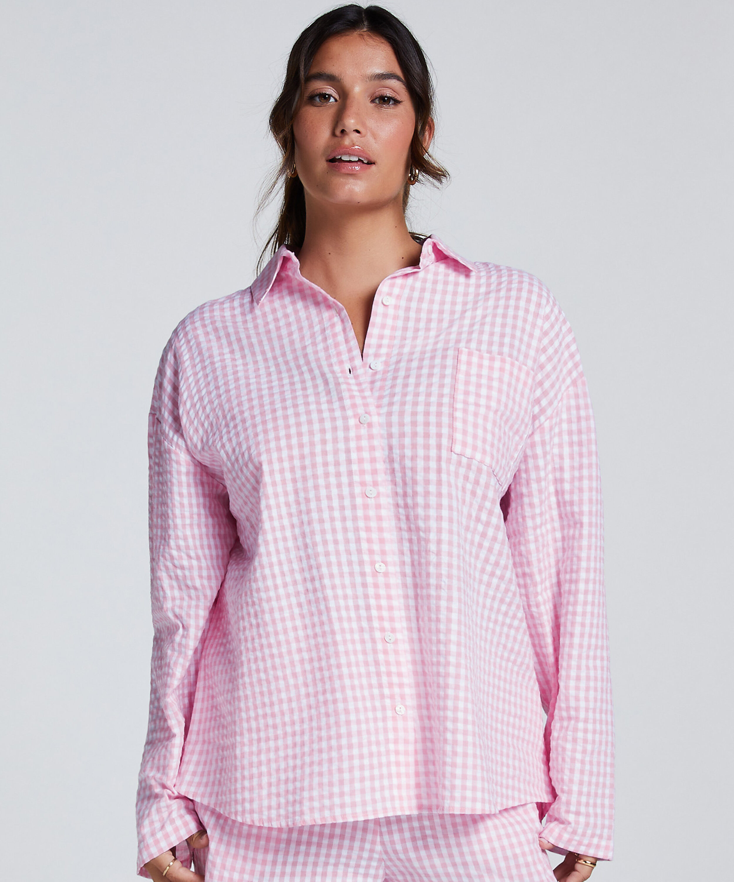 Haut de pyjama en Coton, Rose