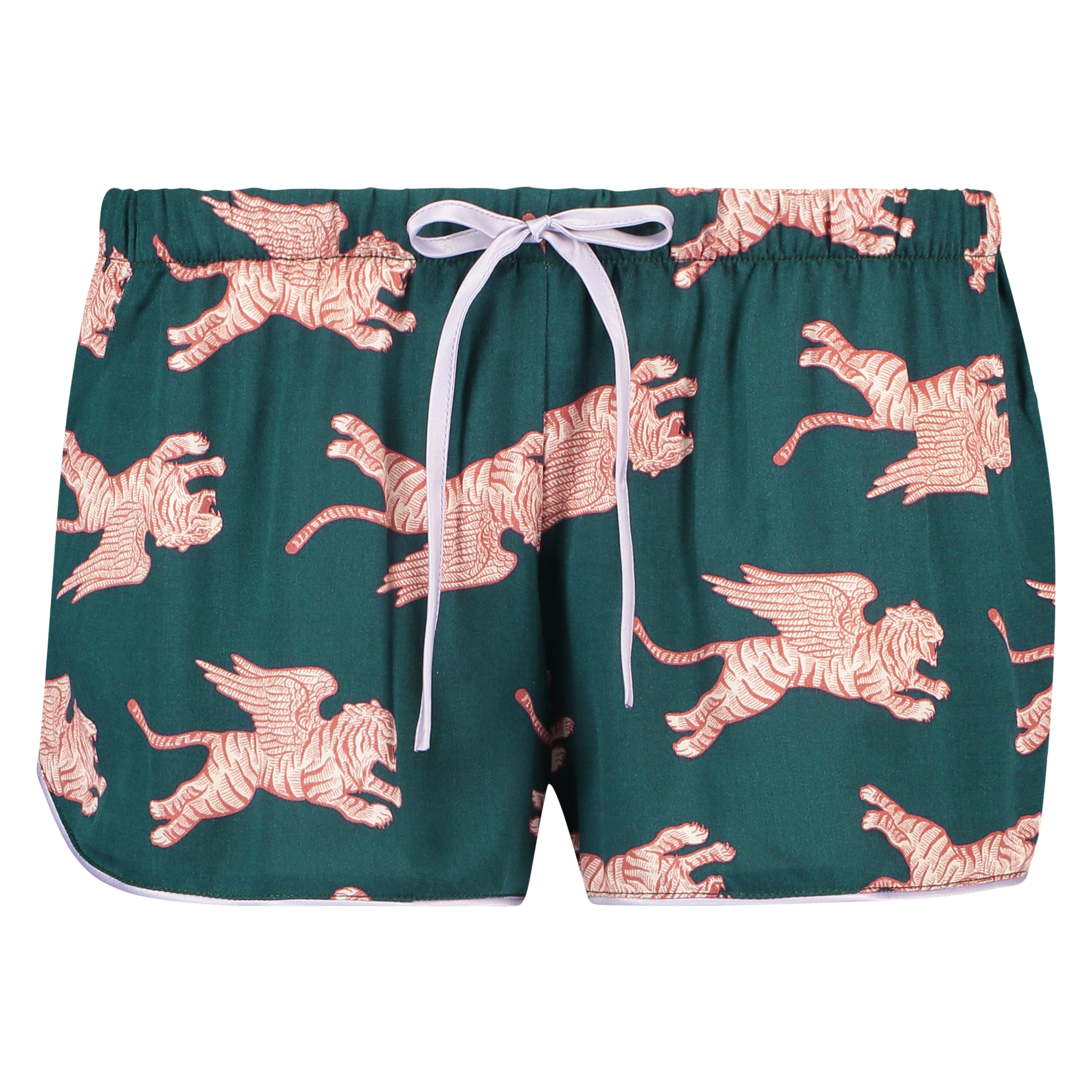 Short tiss&eacute;, Bleu, main