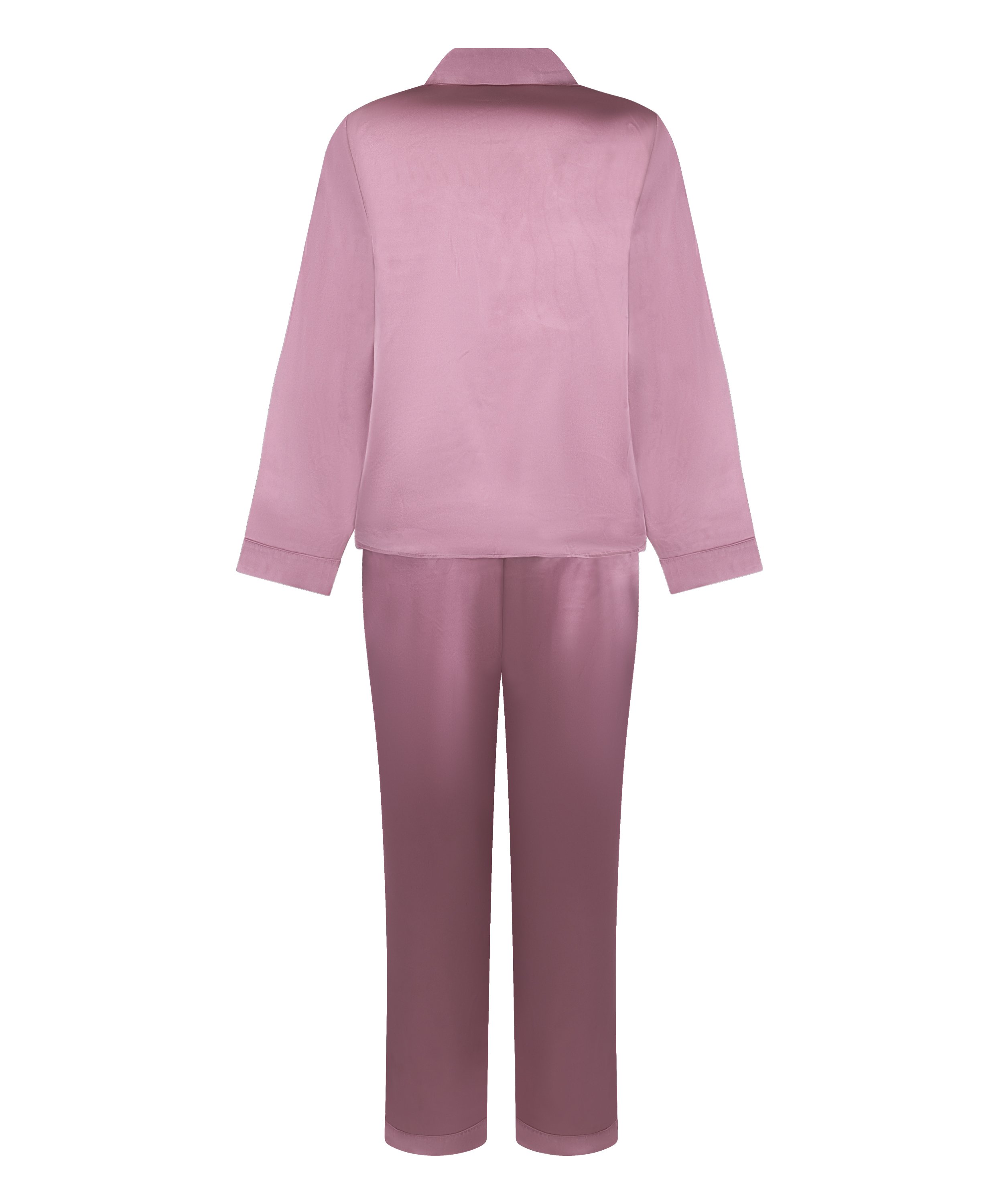 Ensemble de pyjama en satin Shiny, Rose, main