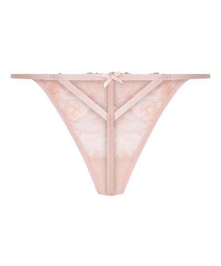 String taille haute Hollie, Rose