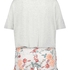Kurzes Pyjamaset, Grau