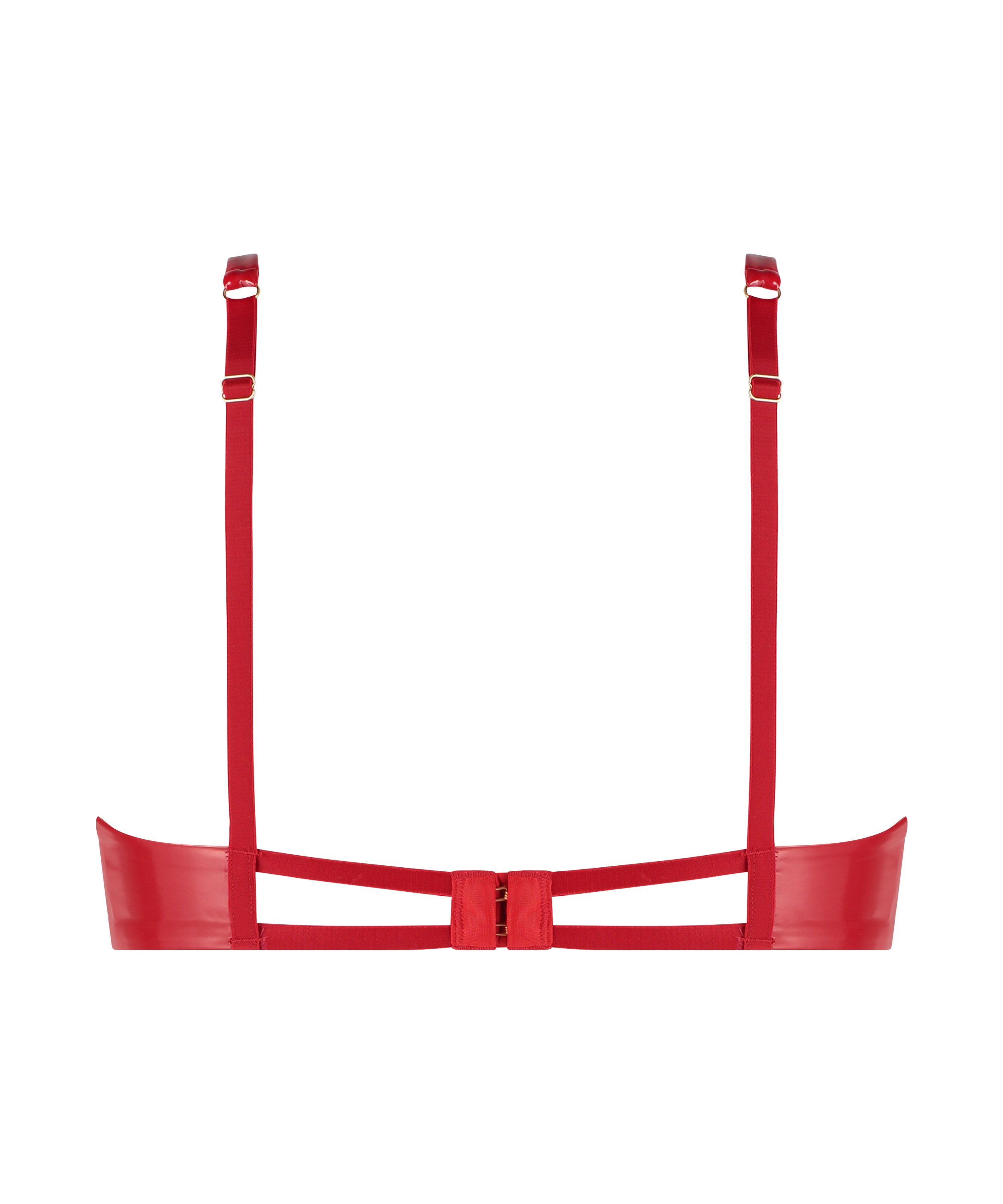 Soutien-gorge à armatures non-préformé sans bonnet Wilde, Rouge, main