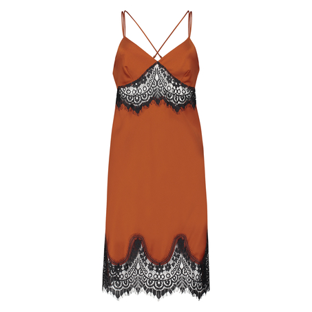 Nuisette Lace Satin, Rouge