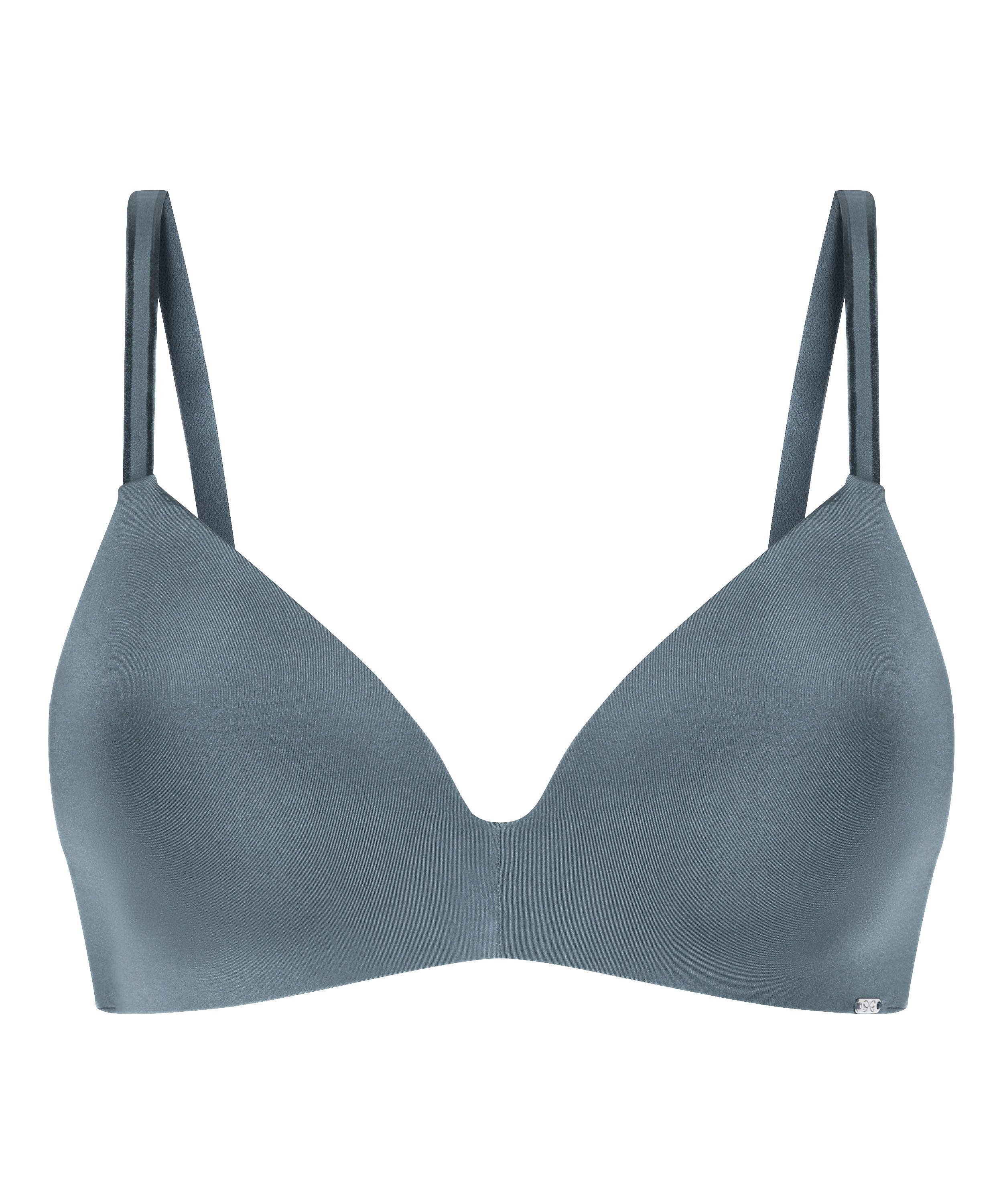 Soutien-gorge sans armatures pr&eacute;form&eacute; Mona, Bleu, main