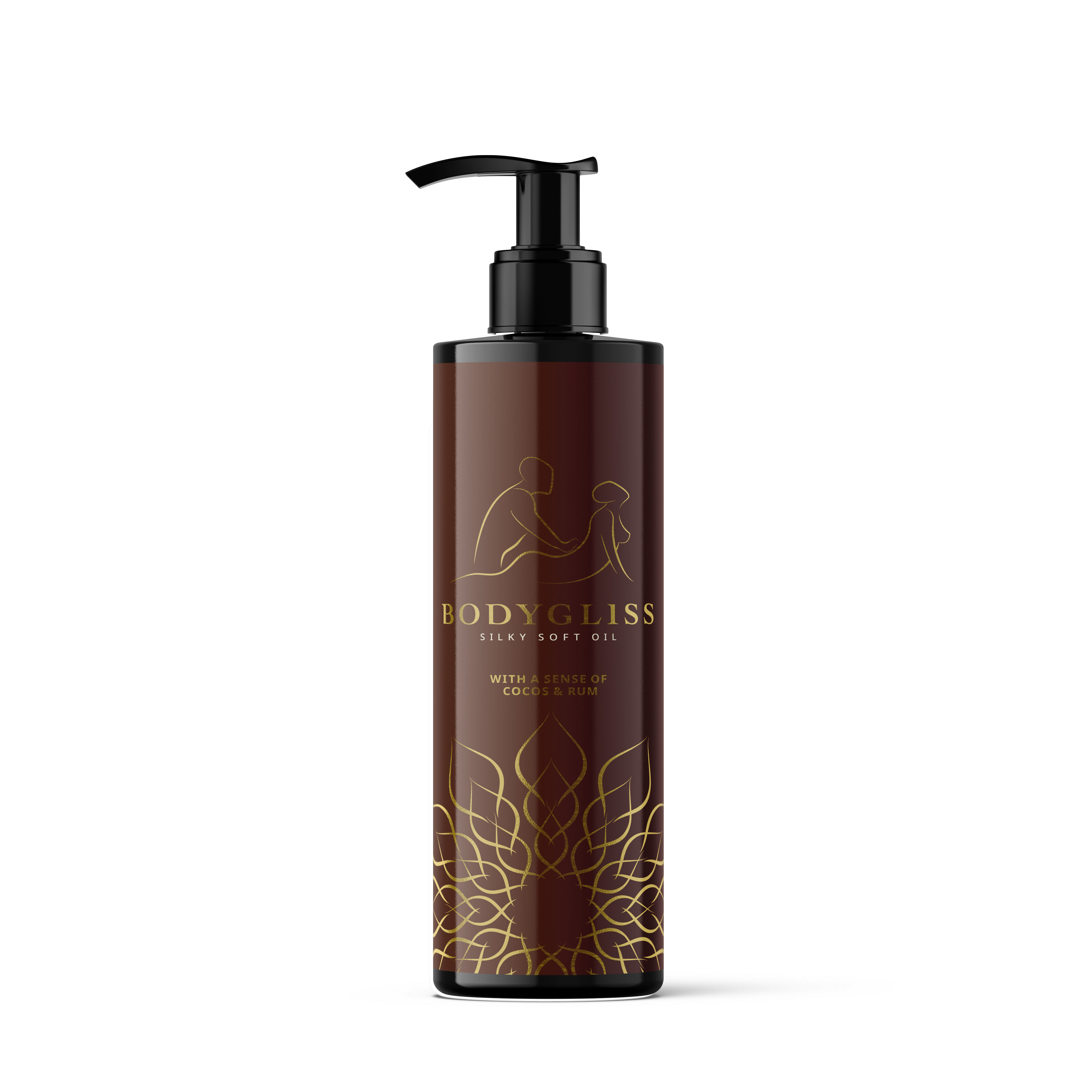 BodyGliss - Huile de massage noix de coco et rhum 15 ml, Blanc