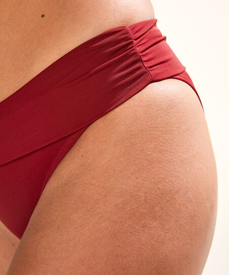 Foldover Bikinislip Sunset Dream, Rot