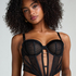 Soutien-gorge longline &agrave; armatures non rembourr&eacute; Missy, Noir