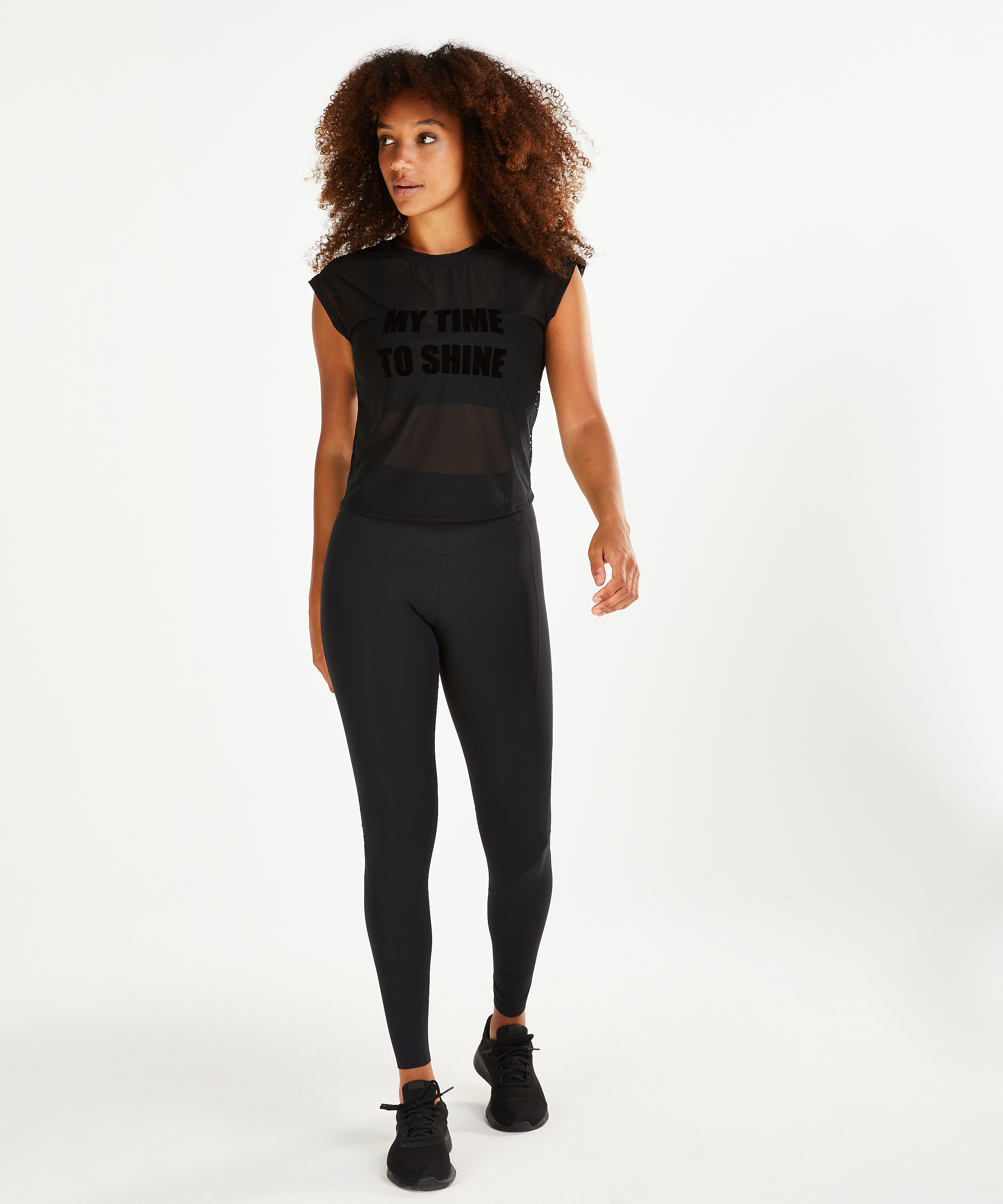 HKMX Sporttop Time to Shine, Schwarz, main