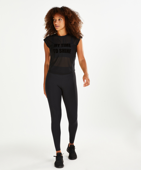 HKMX Sporttop Time to Shine, Schwarz