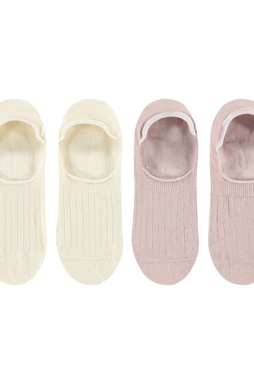 Hunkemöller 2 Paar Socken Rose