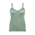 Camisole velours Dentelle, Vert