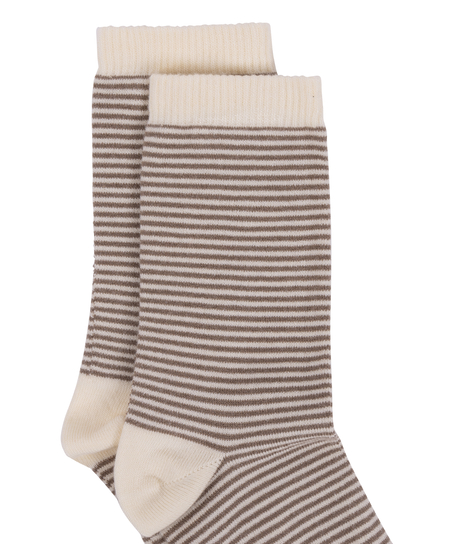 Crew-Socken aus Modal, Braun