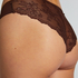 Invisible Brazilian Lace Back, Braun