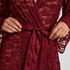 Kimono aus Allover-Spitze, Rot