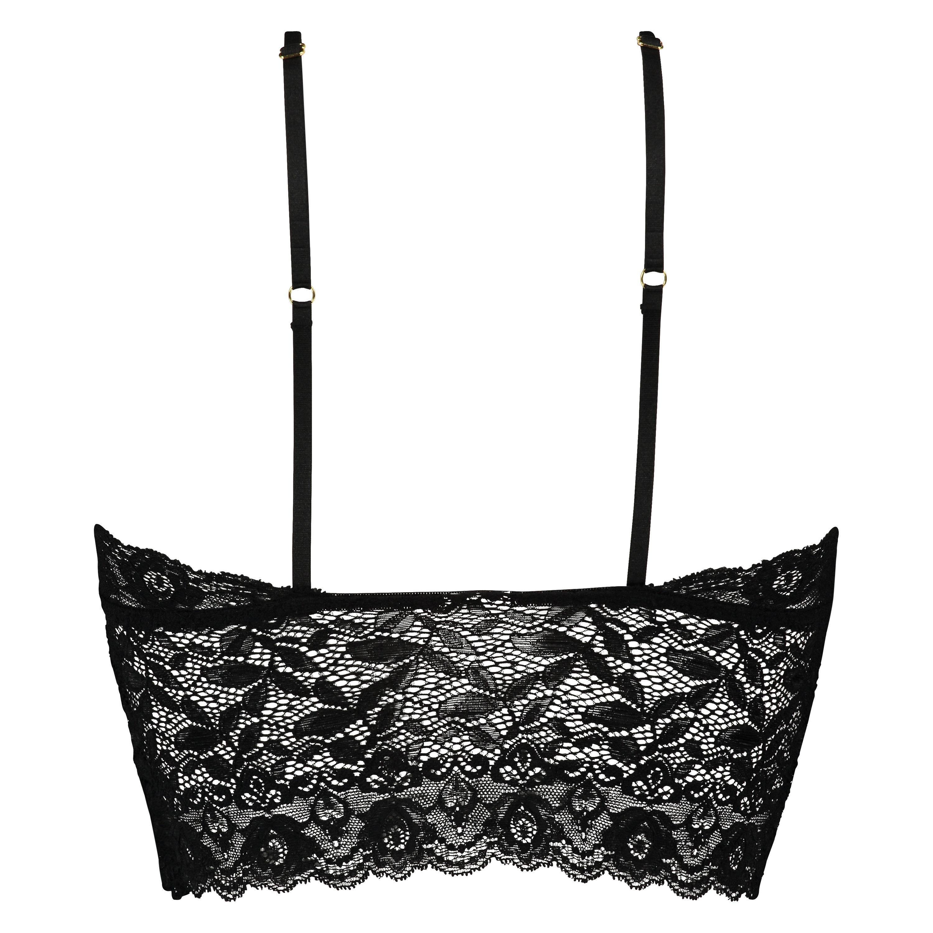 Bralette Longline Fancy, Schwarz, main