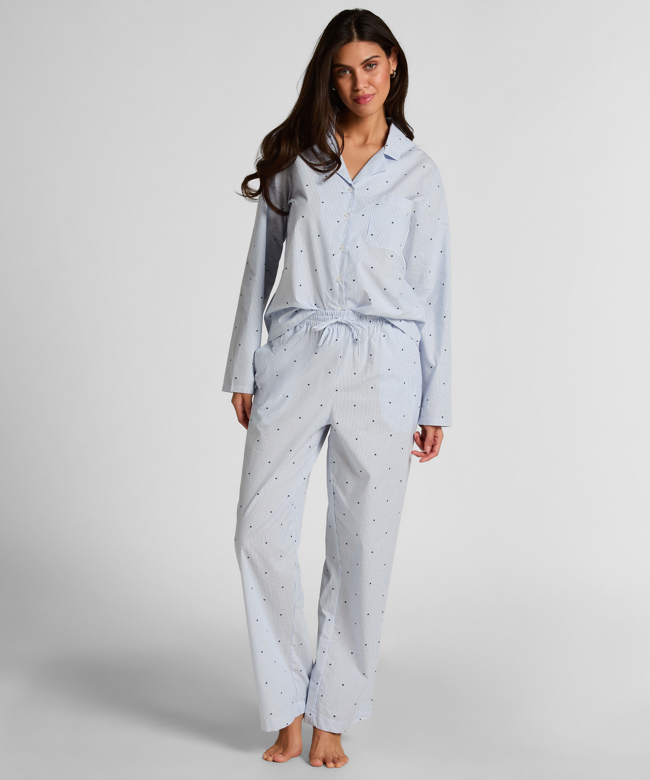 Pantalon Cotton Stripe Heart