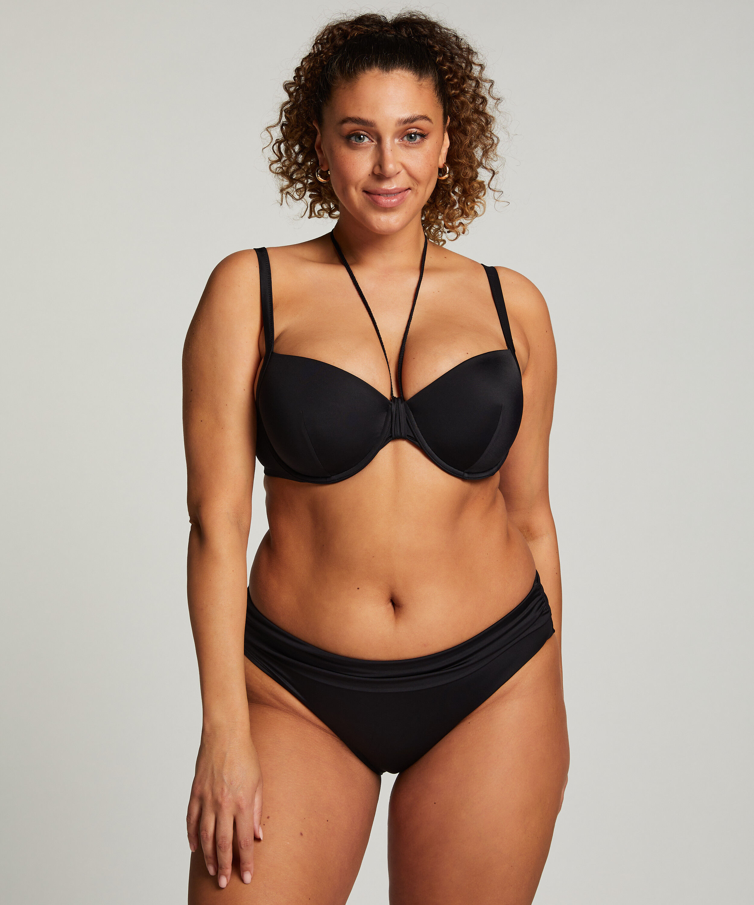 Bikini Slip Rio Luxe, Schwarz