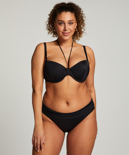 Slip de Bikini Rio Luxe, Noir