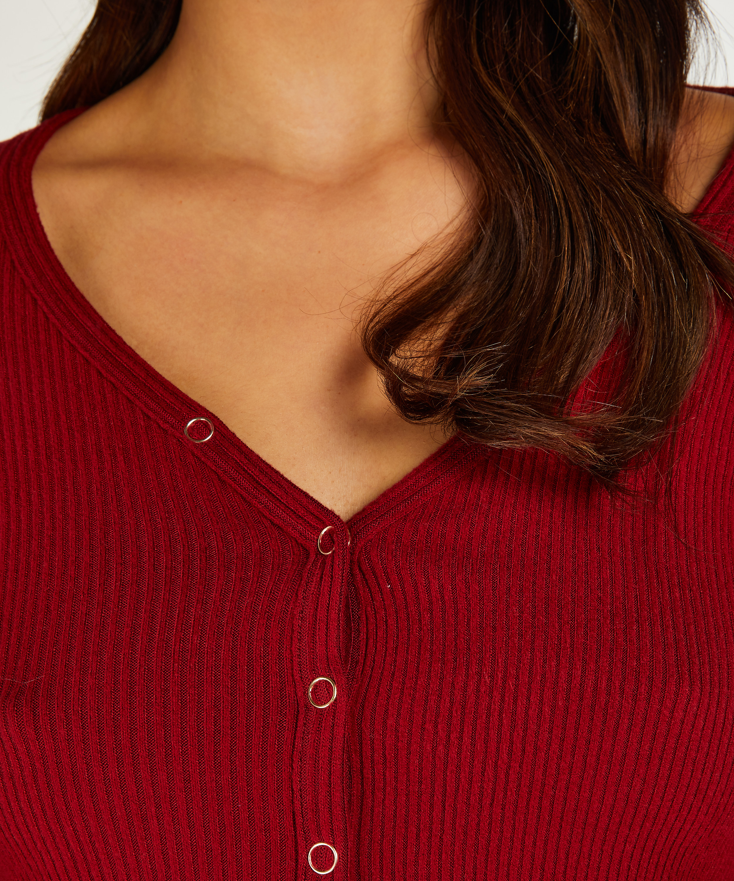 Grenouill&egrave;re courte bross&eacute;e, Rouge, main