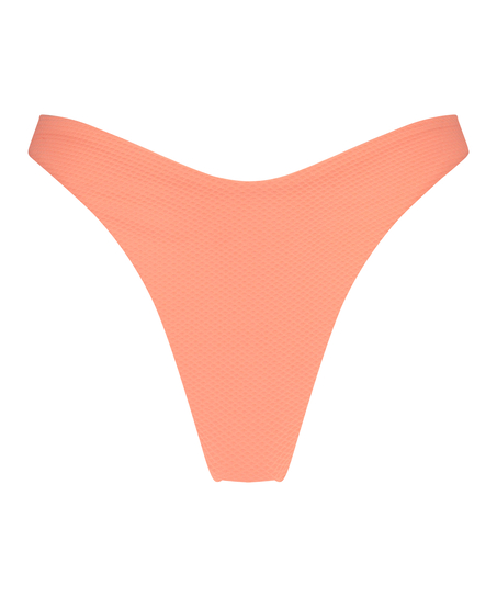 Bikiniunterteil mit hohem Beinausschnitt Peachy, Orange