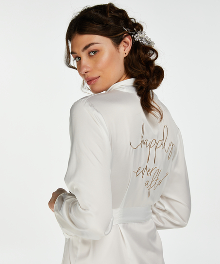 Kimono Bridal, Blanc