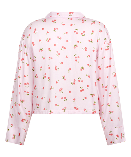 Veste à manches longues Satin, Rose