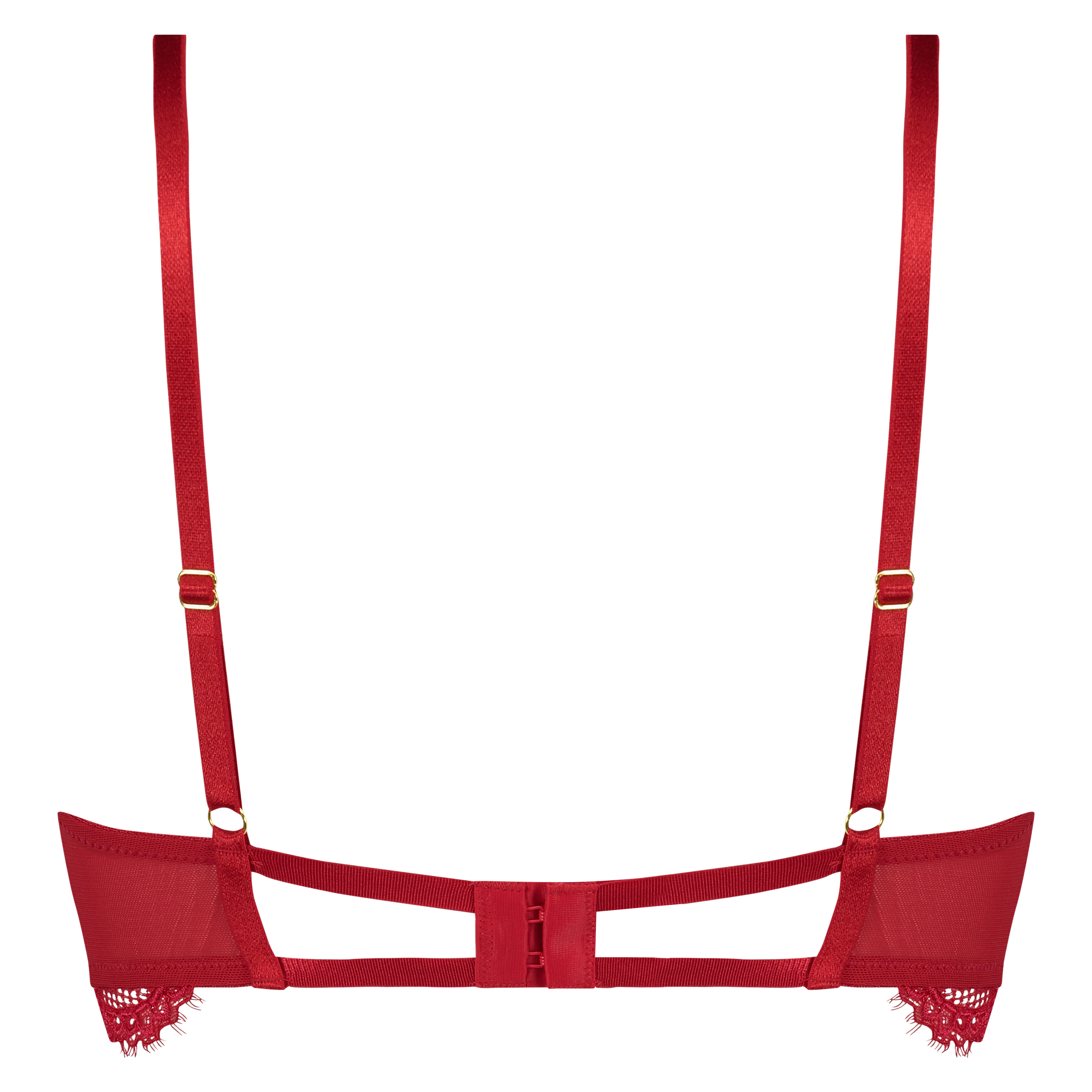 Soutien-gorge &agrave; armatures non-pr&eacute;form&eacute; Miaou, Rouge, main