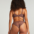 Slip brésilien Daisy, Marron