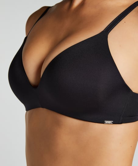 Soutien-gorge sans armatures préformé Mona, Noir
