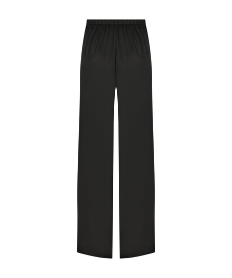Pantalon en satin, Noir