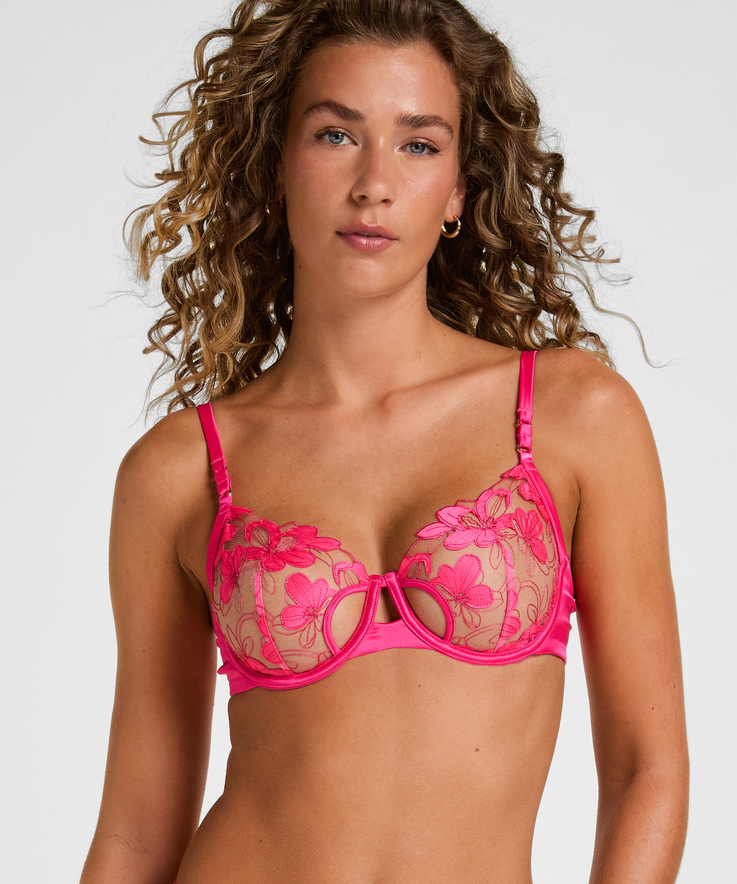 Soutien-Gorge à Armatures Non-Rembourré Bearice, Rose