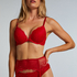 Soutien-gorge push-up à armatures préformé Teddy, Rouge
