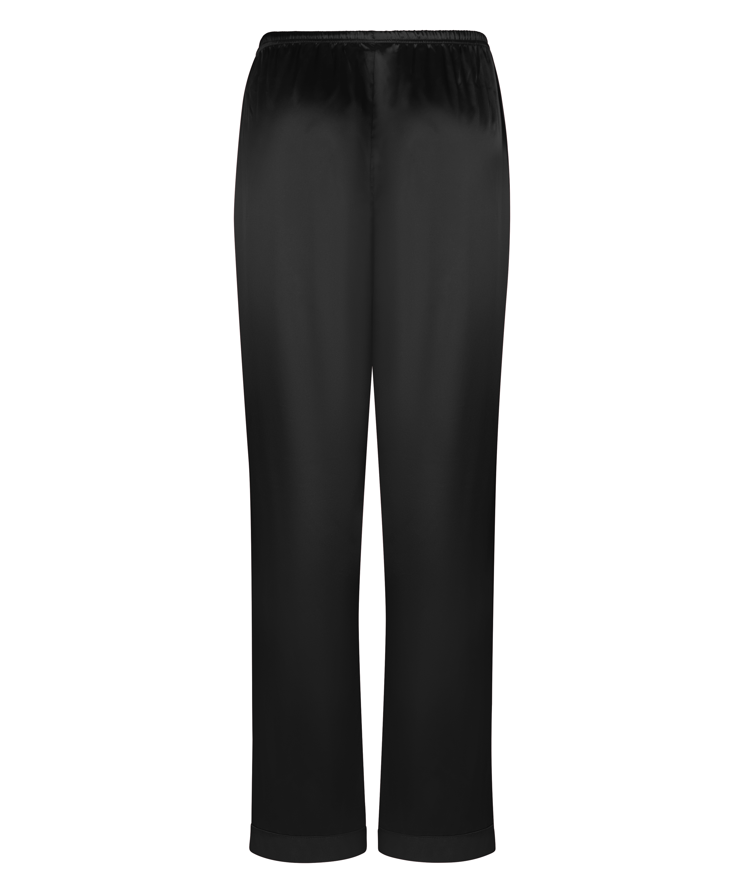 Pantalon Satin, Noir, main