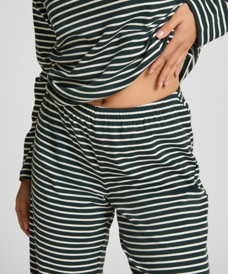 Pyjama en jersey de coton, Vert
