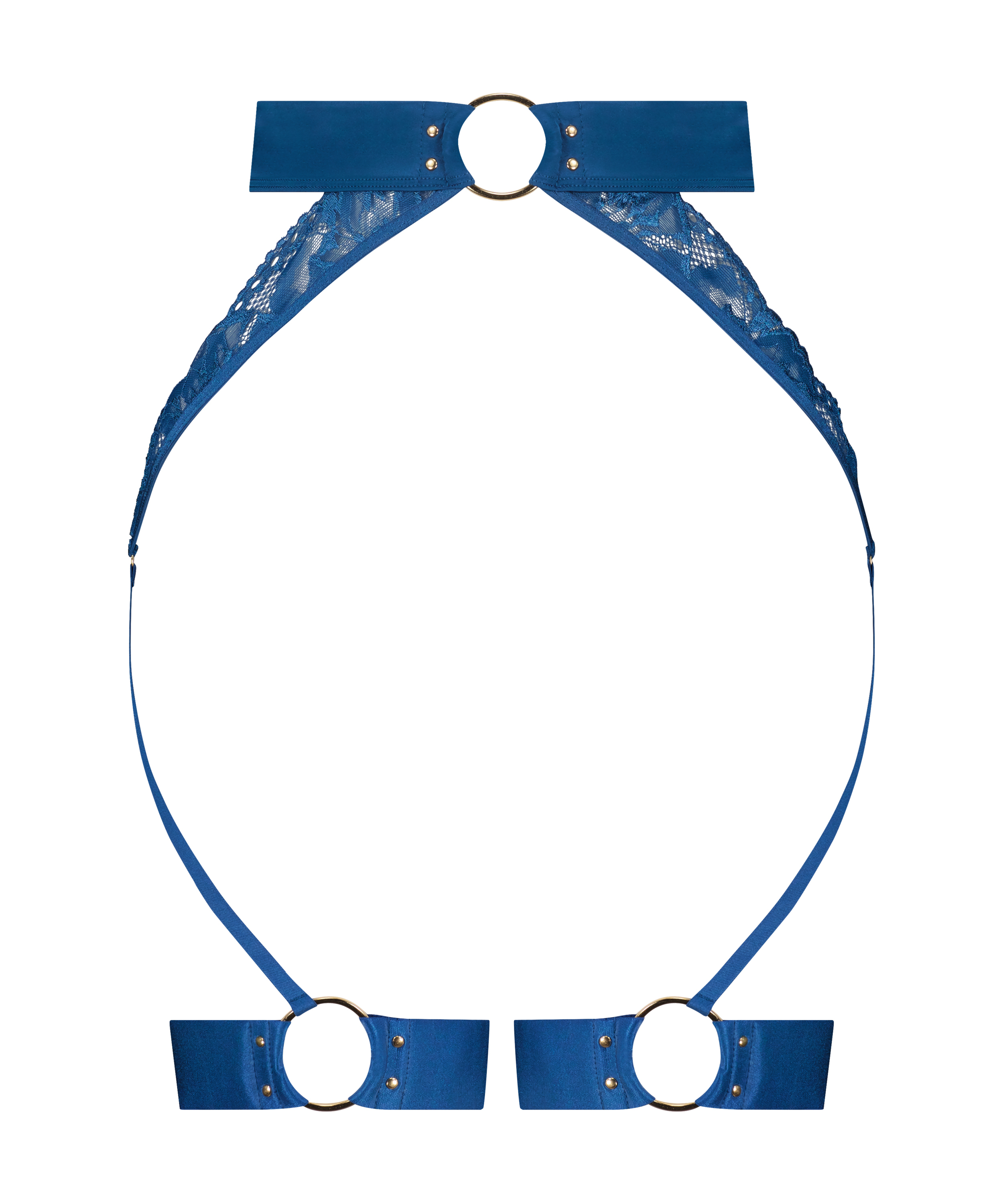 Porte-jarretelles Elsa, Vert, main