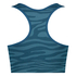 HKMX Soutien-gorge de sport sans couture, Bleu