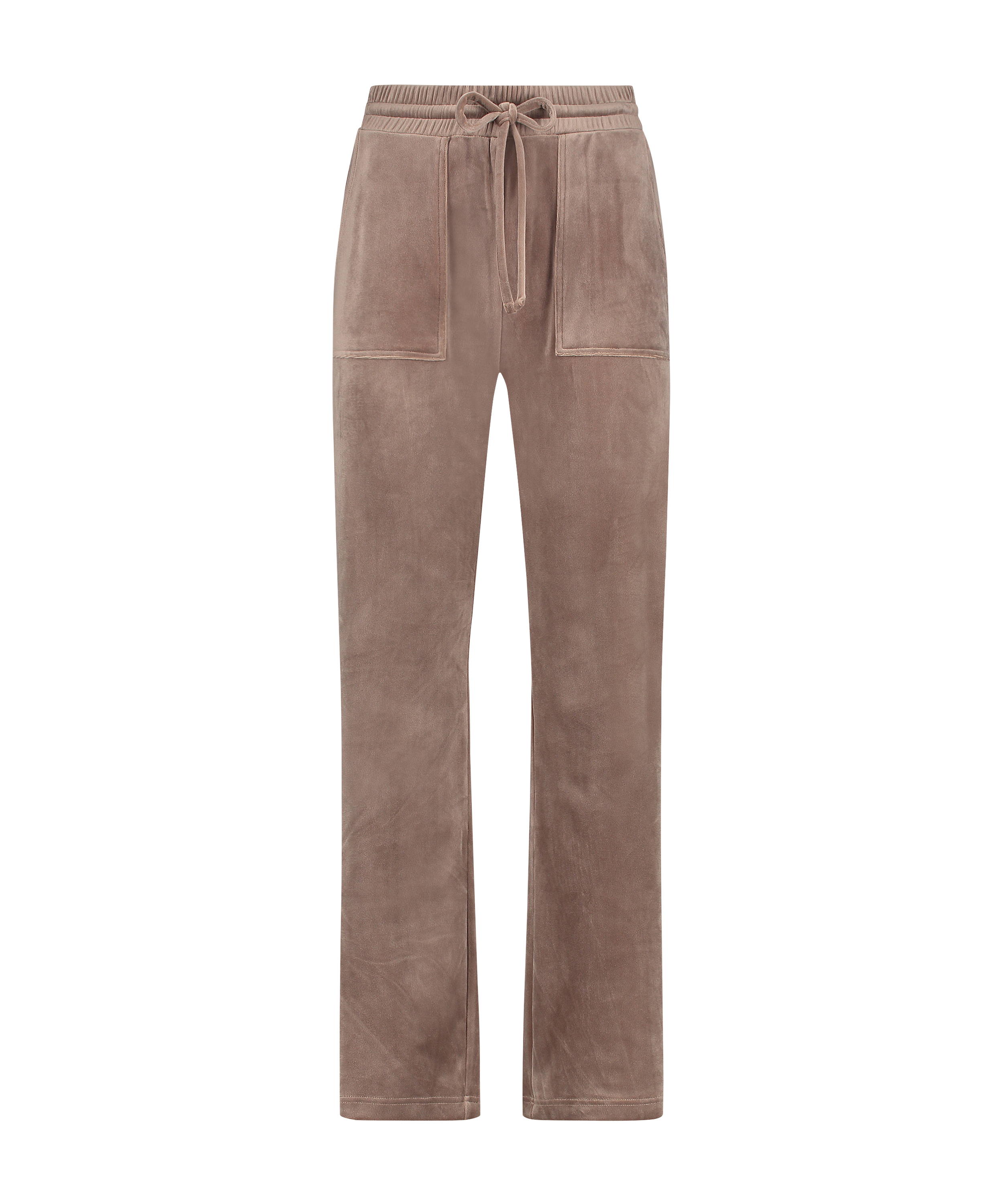 Jogginghose Velours, Braun, main