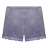 Short velours dentelle, Violet