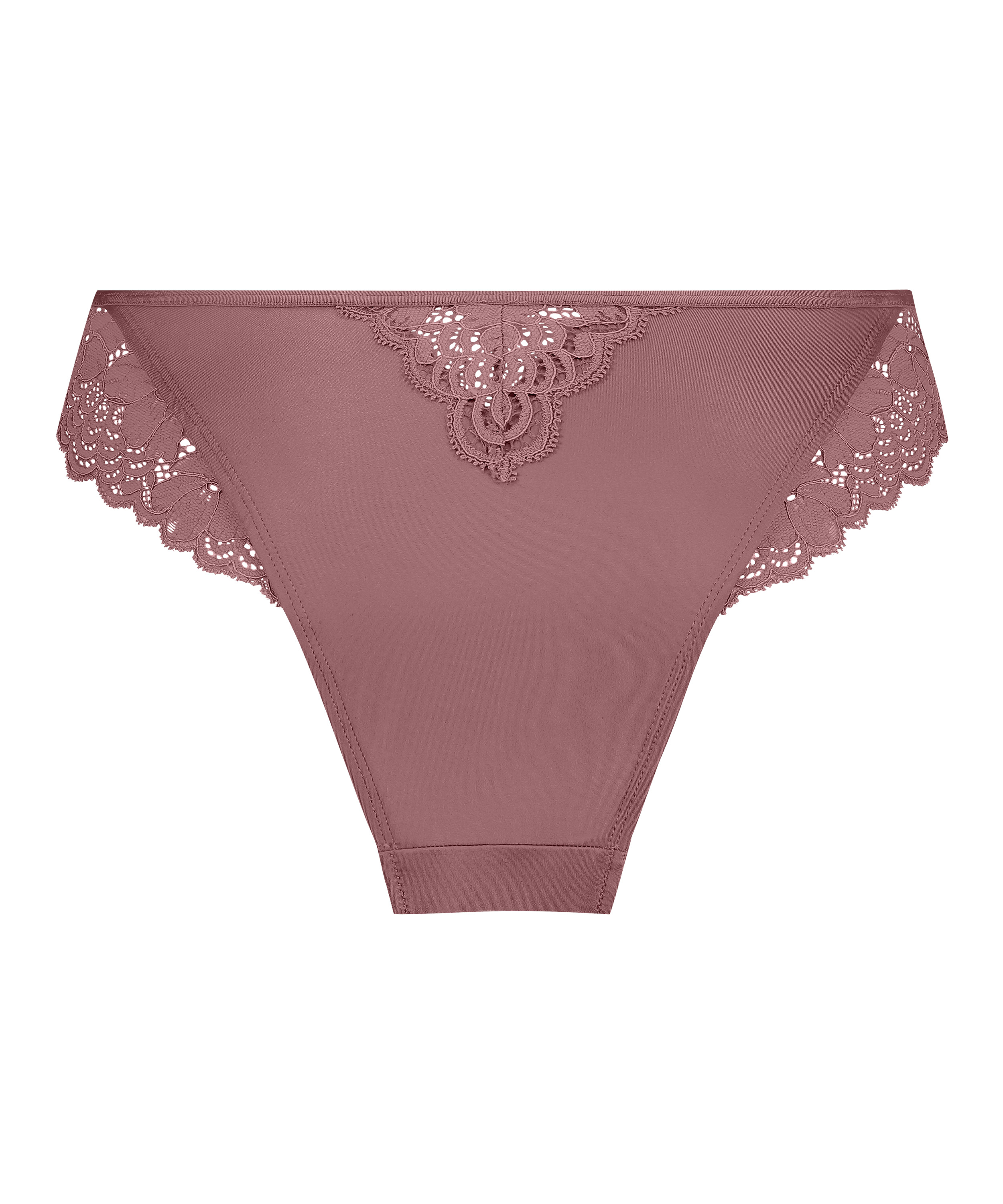 Slip brésilien Lainey, Rose, main