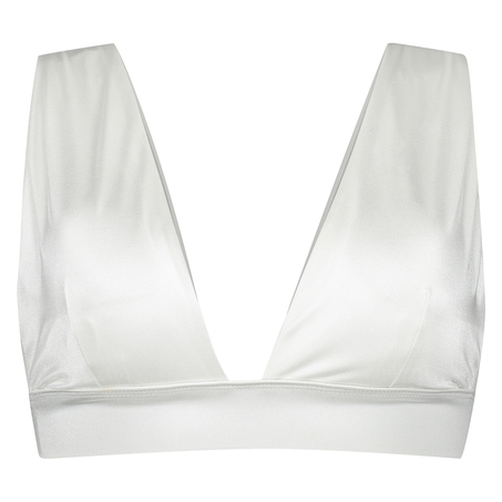 Haut de bikini Triangle Lola, Blanc