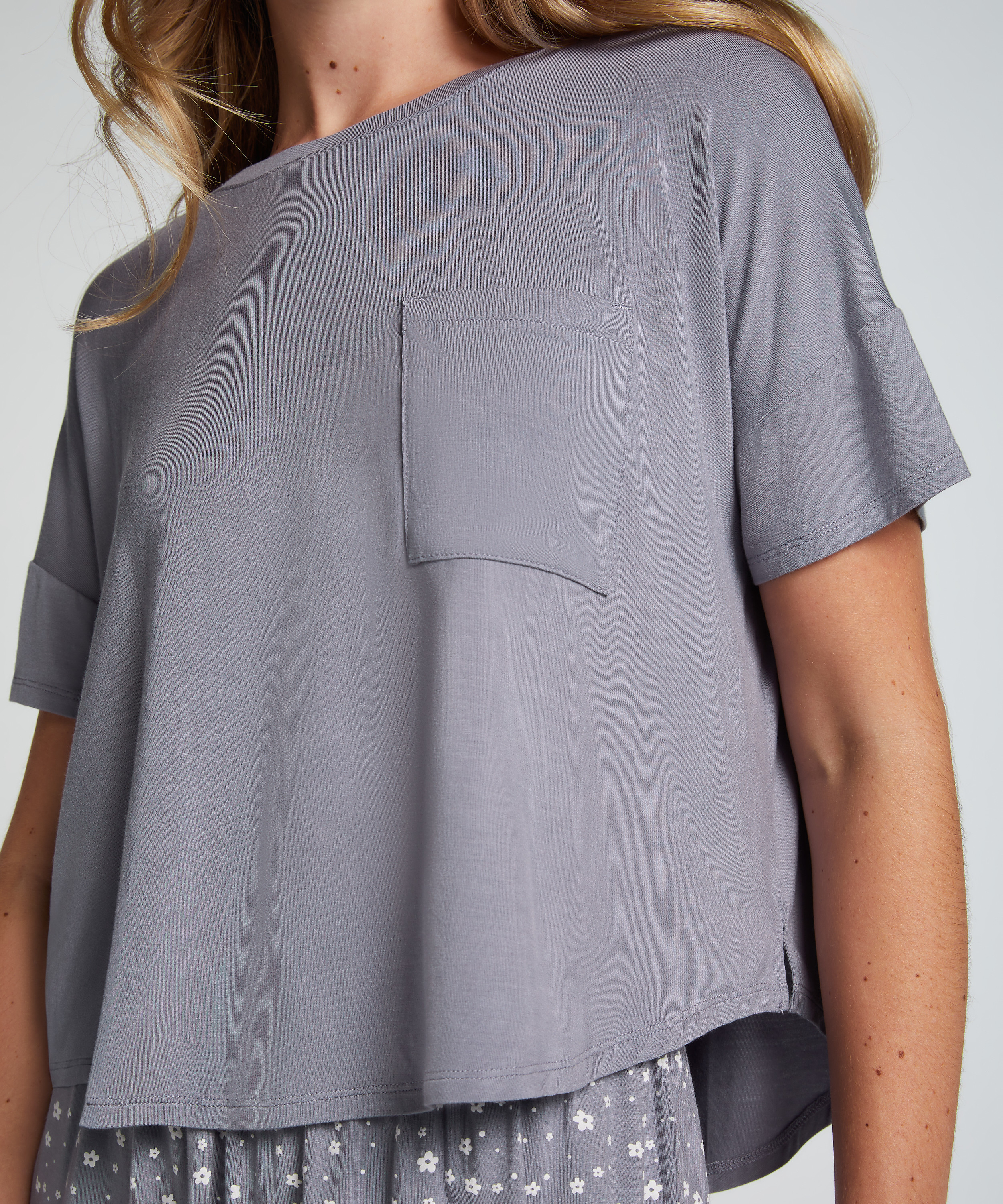 Kurzes Pyjamaset, Lila, main