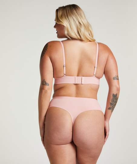 Triangle Brassière Smooth, Rose